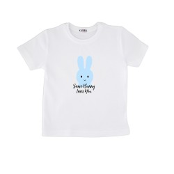 Carra Some Bunny Loves You Blue детска тениска